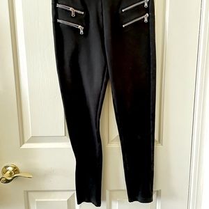 ZARA High waisted black skinny pants